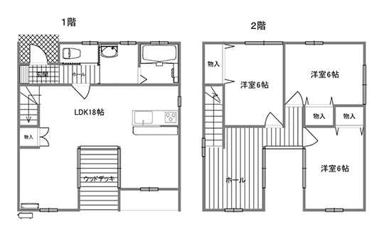 建売物件間取り図